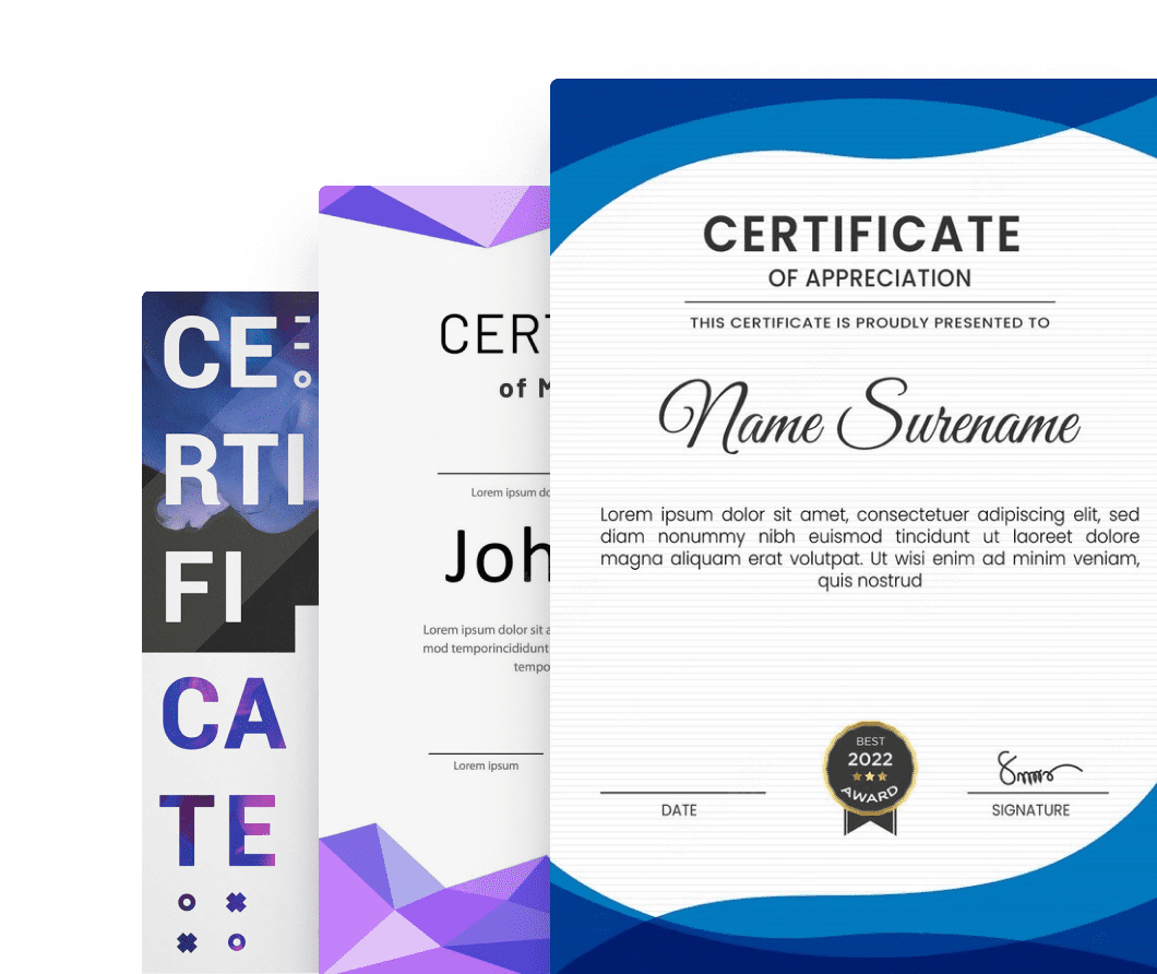 LMS certificates